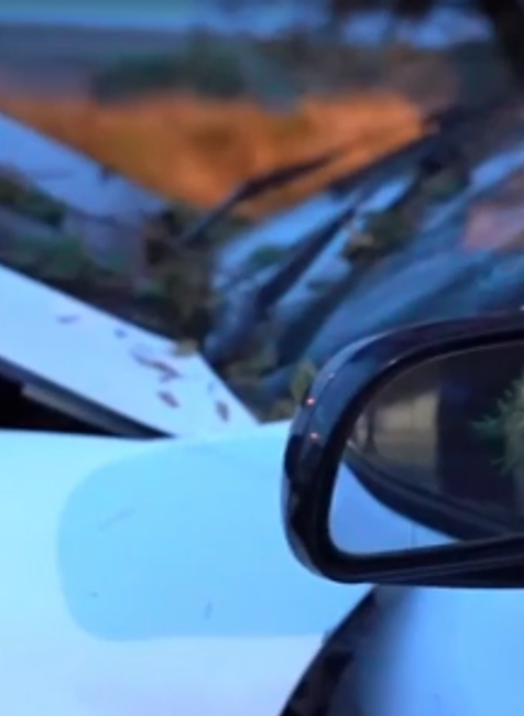 Po rýchlej jazde skončil v záhrade domu. Zastavili ho až stromy