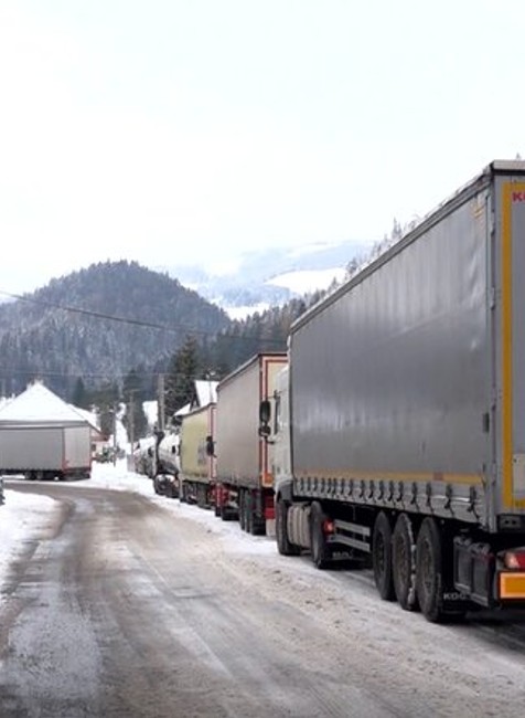 Sneh prekvapil vodičov v okrese Poprad