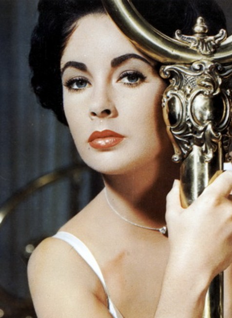 Herečka Elizabeth Taylor, femme fatale