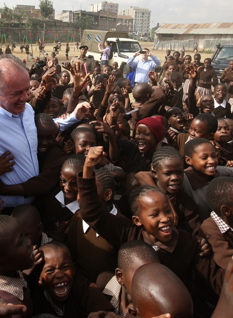 Andrej Kiska v Afrike