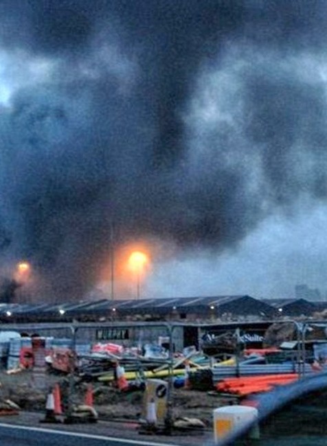 vrtuľník nehoda Londýn