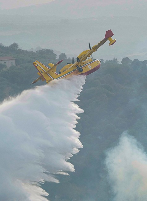 Požiar na Sardínii