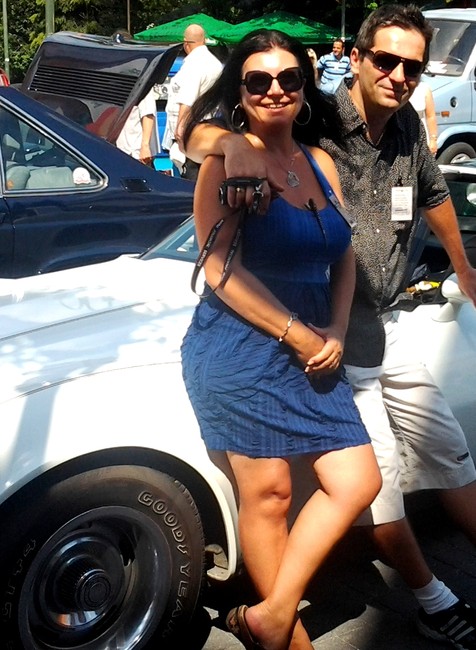 Ján Mečiar veteránska rallye Kysuce s manželkou