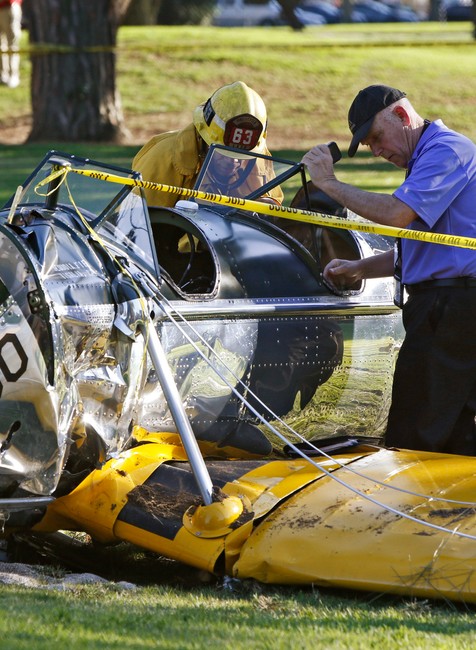 Harrison Ford havaroval na lietadle 1