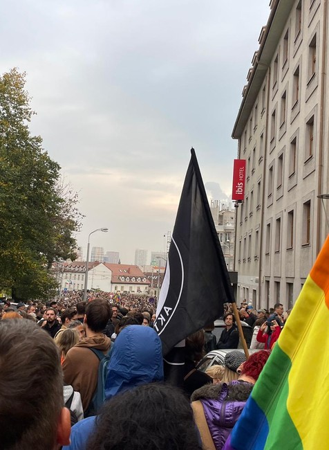 Protest na podporu LGBTI komunity