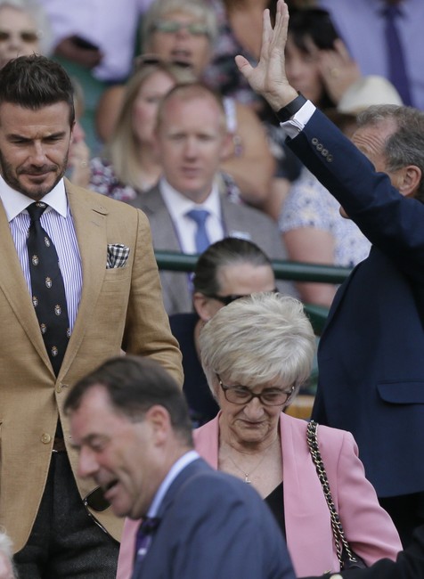 David Beckham na Wimbledone