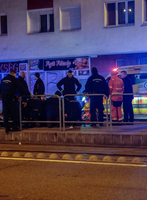 Útok na policajtov v Budapešti