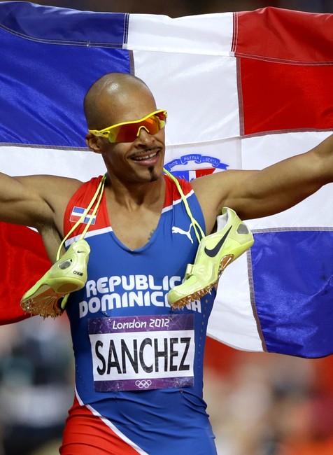 Félix Sanchez 400m prekážky víťaz