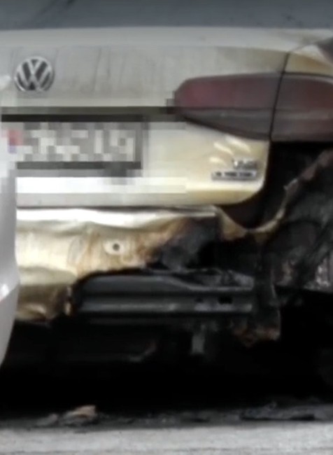 Zhorené autá v Michalovciach