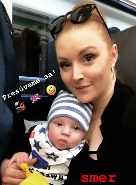 Barbora Švidraňová so synčekom
