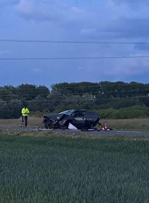 Nehoda pri obci Kuklov