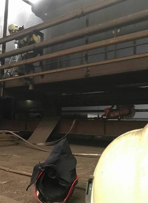 Požiar lakovne v Trnave