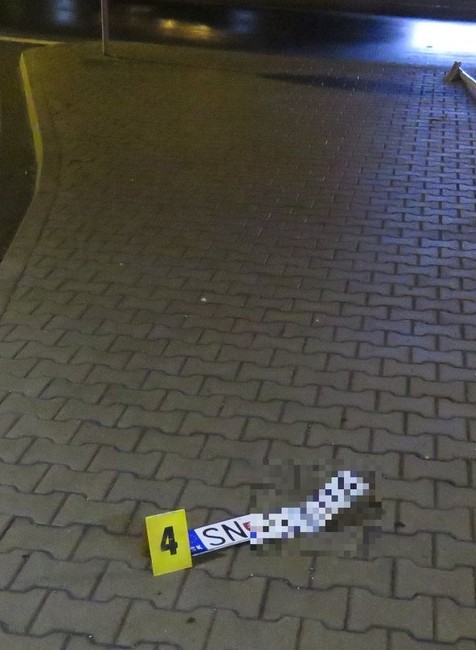 Opitý vodič po nehode ušiel, zabudol si ale evidenčné číslo