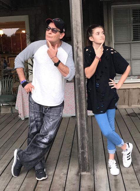 Charlie Sheen s dcérou Sami