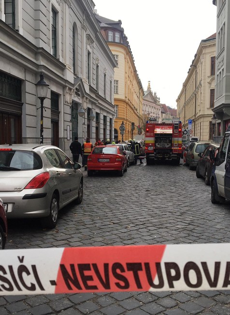 Požiar v Starej Tržnici v Bratislave