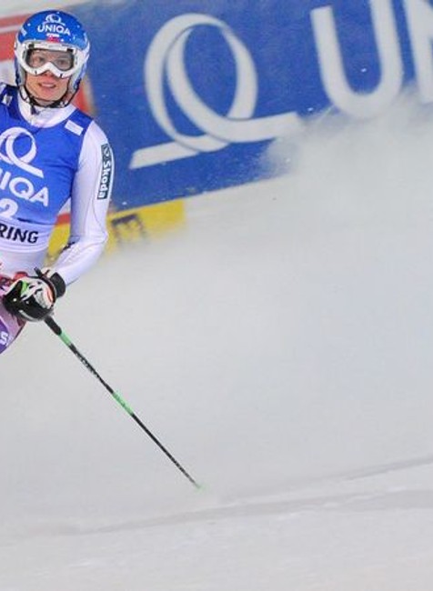 Veronika Zuzulová počas SP žien v slalome v rakúskom Semmeringu