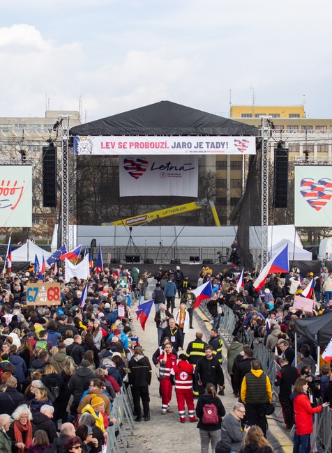 Protesty v Prahe 1