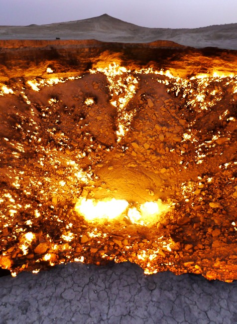 Brána do pekla Turkménsko foto1