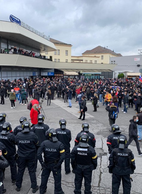 Protesty v Bratislave