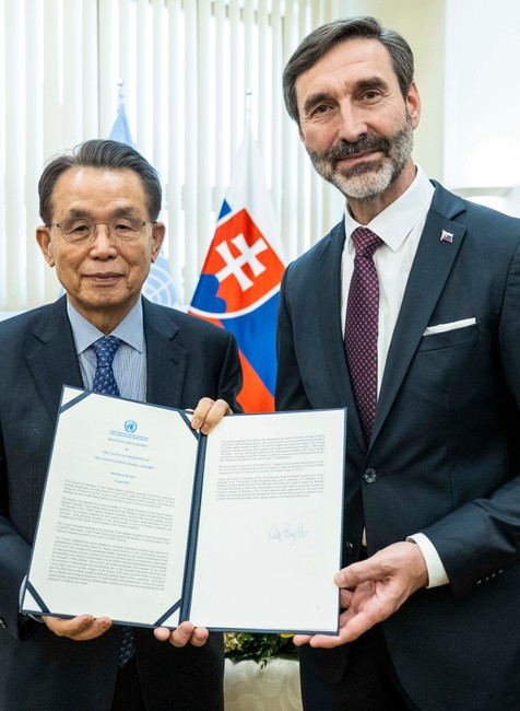 Han Sung-su a Juraj Blánár - Bratislavská deklarácia