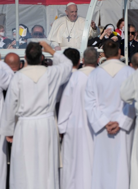 Pápež František celebroval bohoslužbu  v Šaštíne- Strážach