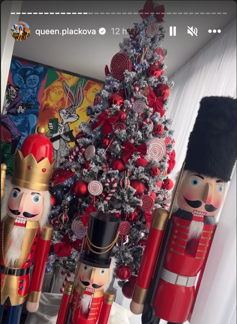 Vianočná výzdoba u Plačkovej