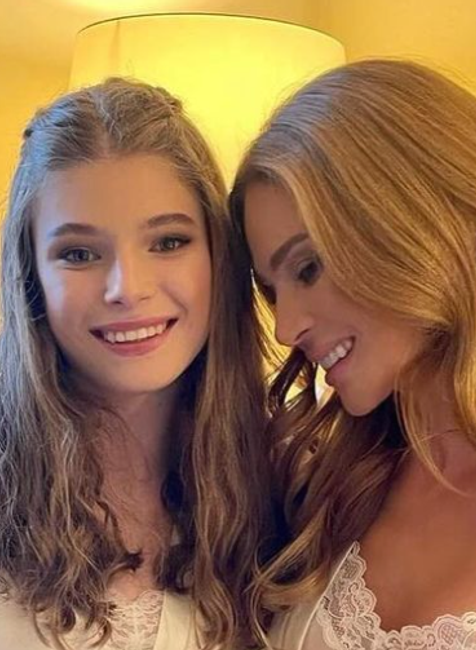 Andrea Verešová s dcérou