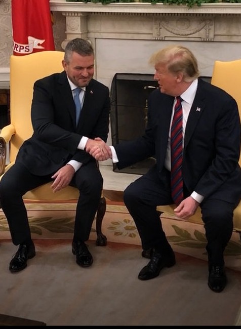 Donald Trump prijal premiéra Petra Pellegriniho