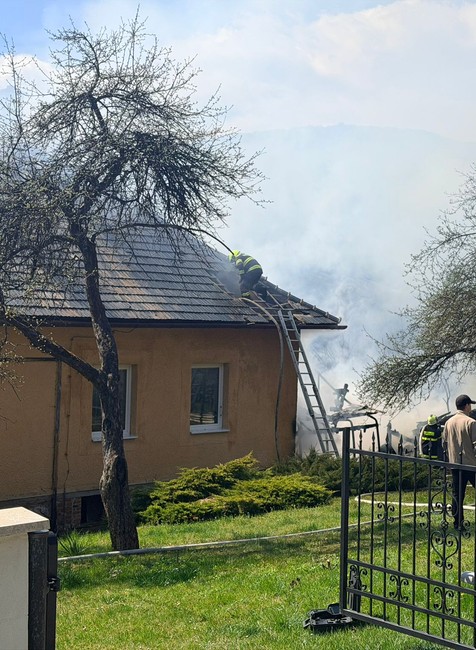 Požiar v Rakovnici