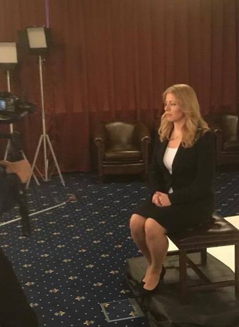 Zuzana Čaputová, fotenie na oficiálny portrét