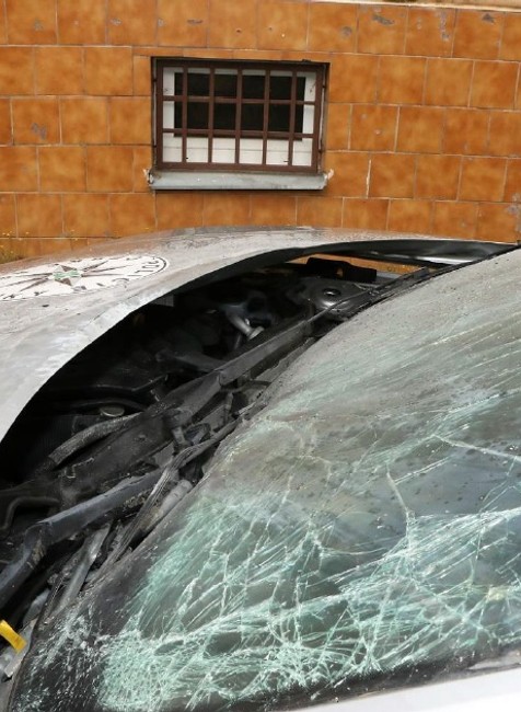 výbušnina v policajnom aute 