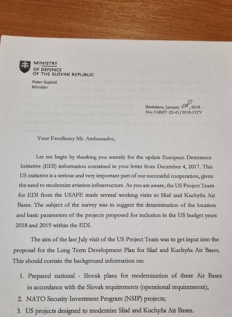 List veľvyslancovi USA - 1