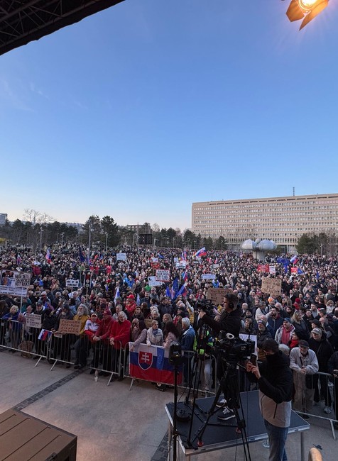 Protest v Bratislave 1