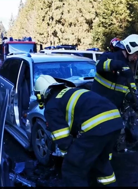 Dopravná nehoda na Liptove