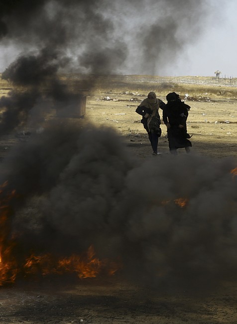 Protestujúci obyvatelia Izrael - Palestína