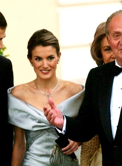 Princ Felipe, princezná Letizia, kráľ Juan Carlos I.