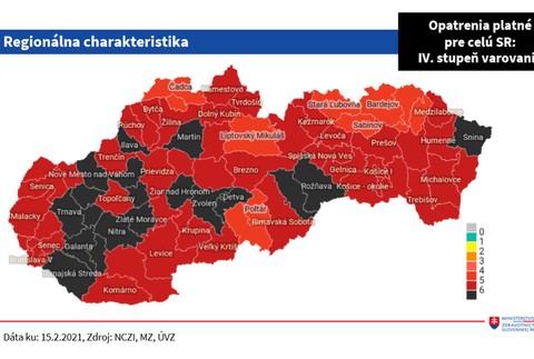 Regionálna charakteristika ku 15.2.2021