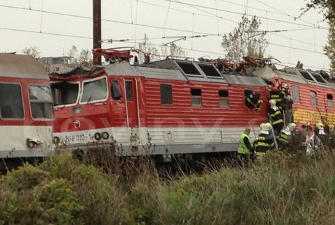 Vlak Bratislava zrážka