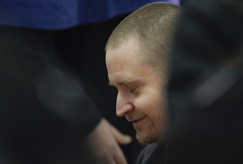 Tomáš Szabó počas pojednávania v Pezinku