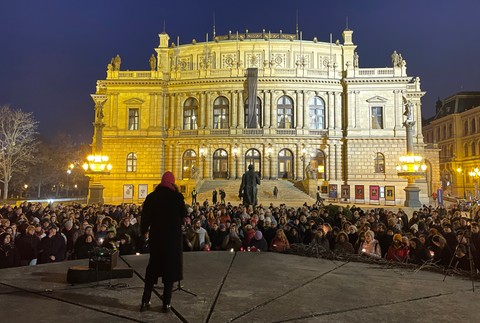 Spomienka na Jána a Martinu v Prahe