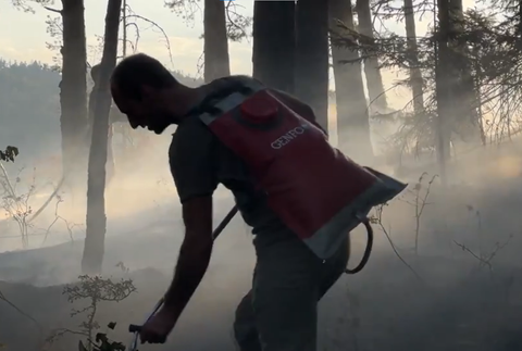 Požiar v Slovenskom raji