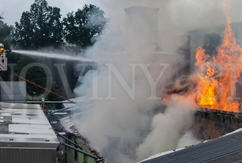 Obrovský požiar v Starej Kremničke.