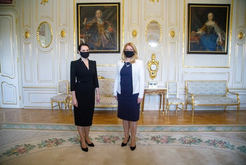 Cichanovská na Slovensku