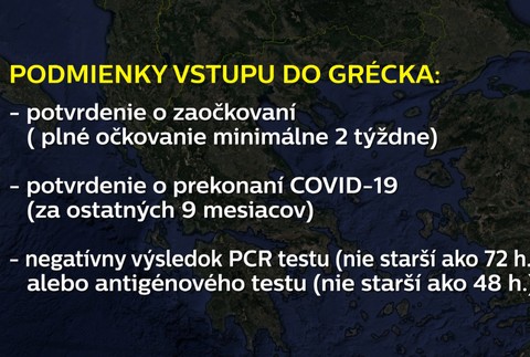 podmienky Grécko