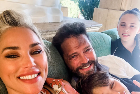 Jason Priestley s rodinou