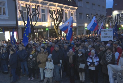 Protest Trenčín