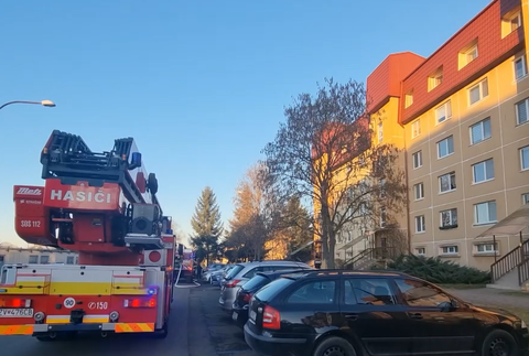 hasiči a byt