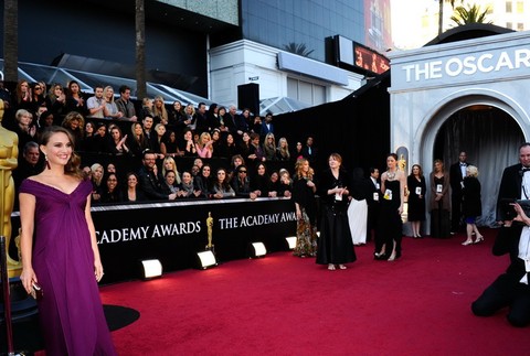 Natalie Portman na udeľovaní Oscarov