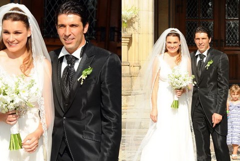 Svadba Aleny Šeredovej a Gianluigiho Buffona