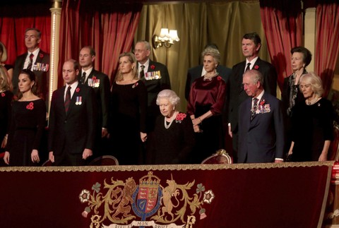 Kráľovská rodina v Royal Albert Hall